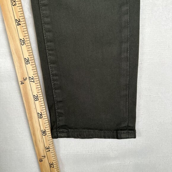 G Star Raw Jeans Women Size W25 L32 Olive Green Skinny 100% Cotton 5-Pockets GUC - Picture 2 of 12